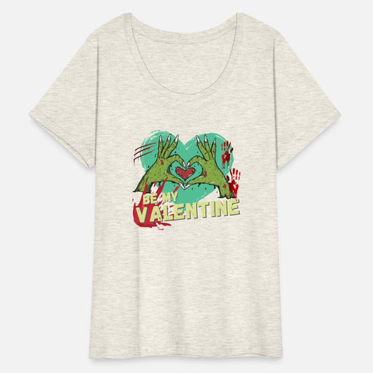 Zombie be my Valentine Hands Heart Love Design